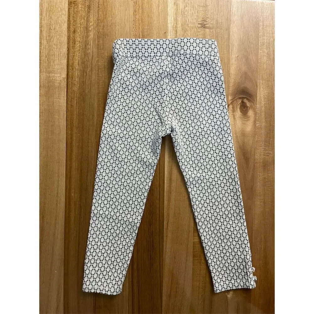 Janie and Jack Geometric Ankle Leggings Size 4 Multicolor - Picture 4 of 4
